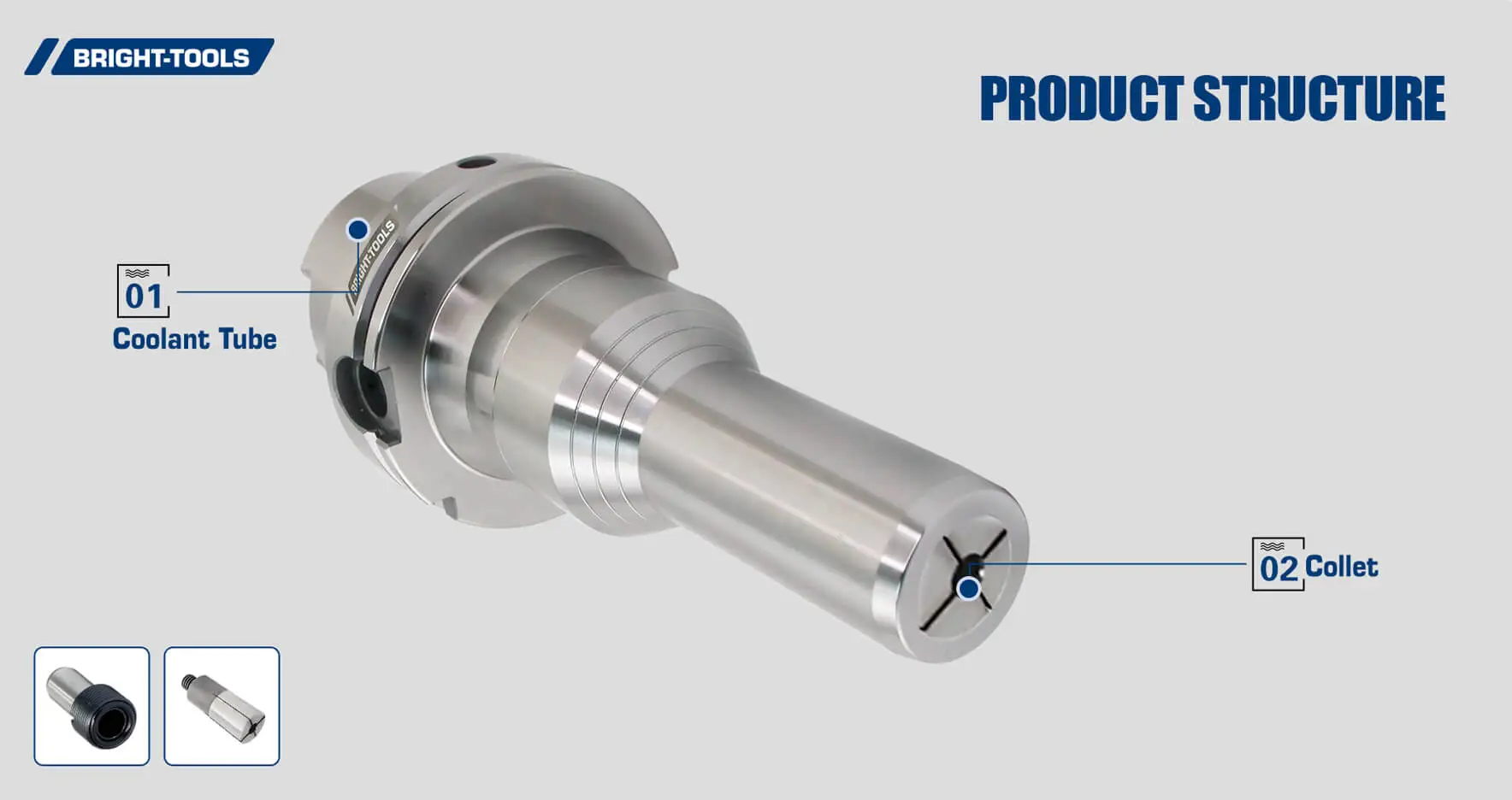 Product Structure Of Holder Hsk Precision Screw Collet Chuck