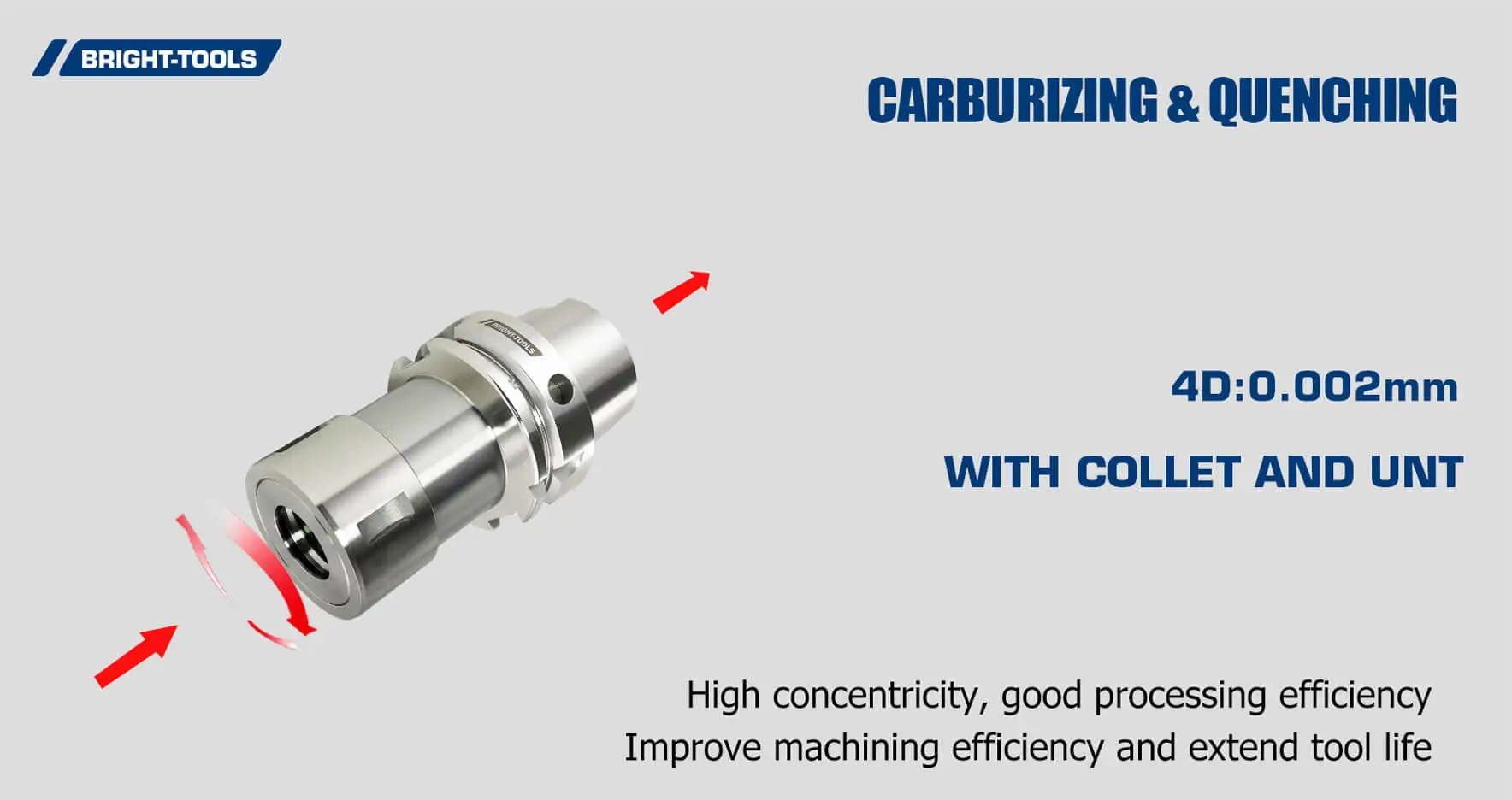 Carburizing & Quenching Of Hsk Hydraulic Tool Holders