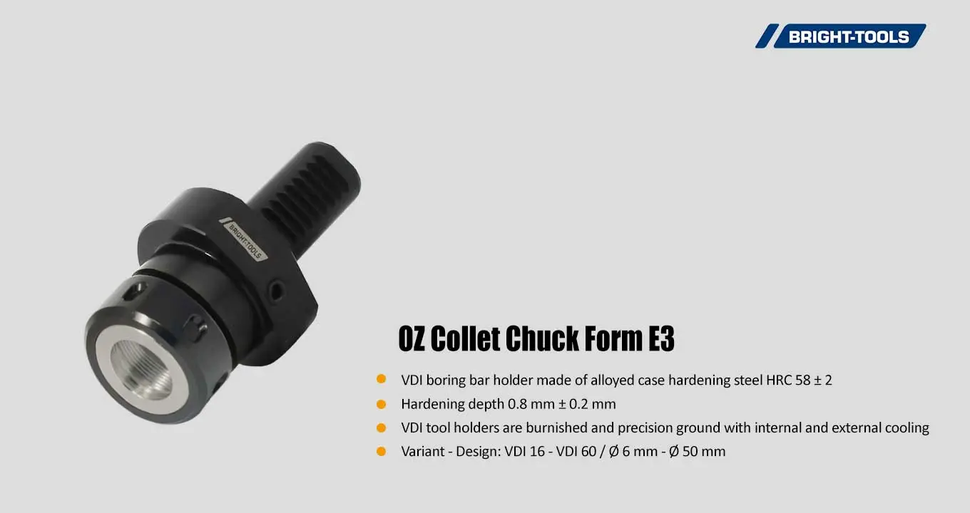 OZ Collet Chuck Form E3 Of Mt Live Tooling