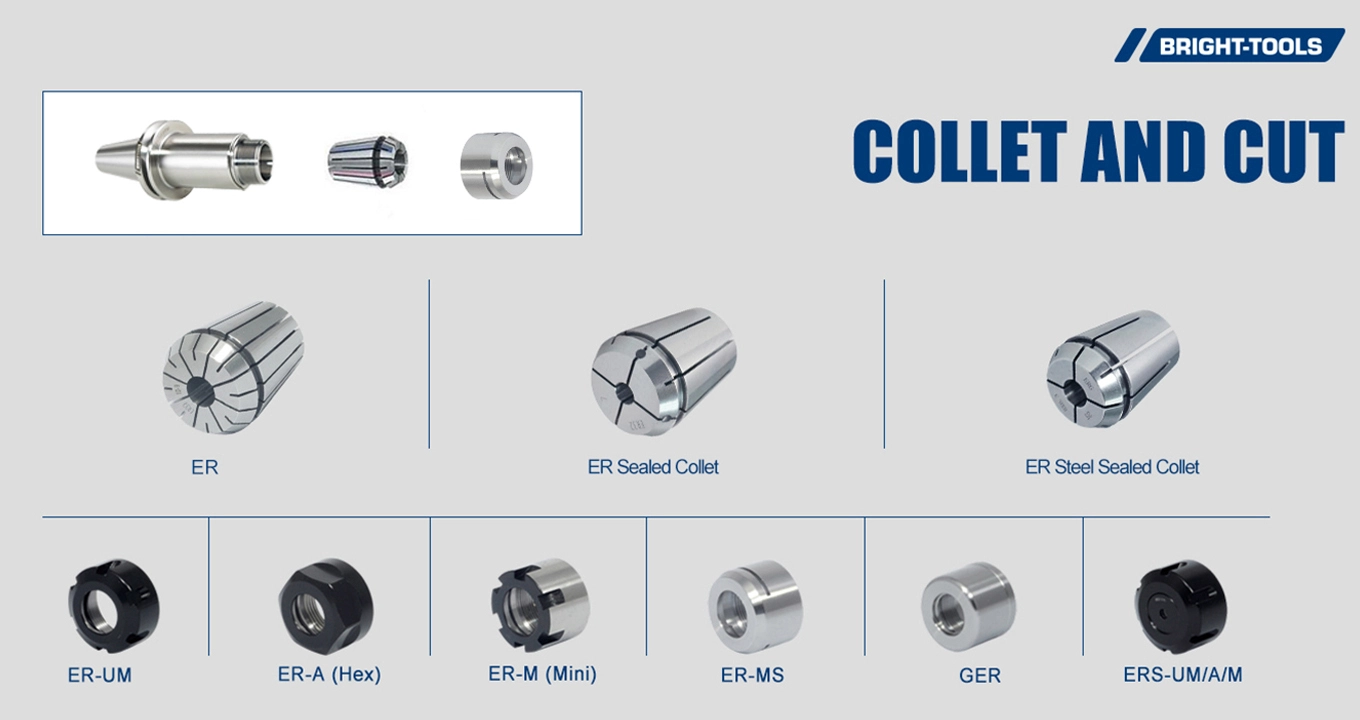 Collet And Cut of CNC Tool Holder Clamp