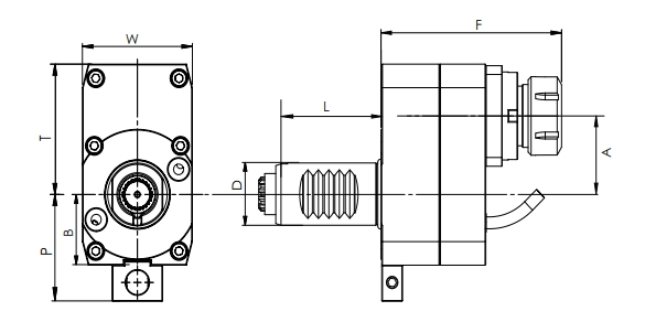 SPECIFICATION OF VDI AXIAL DRIVEN HEAD, OFFSET, DIN 5480