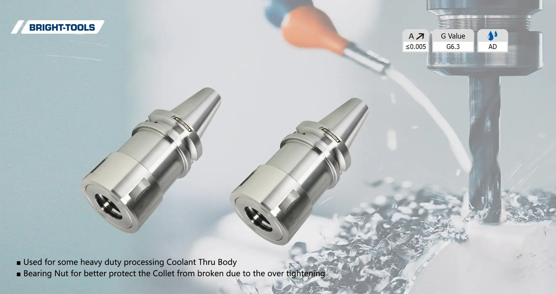 High Concentricity Of Bt Collet