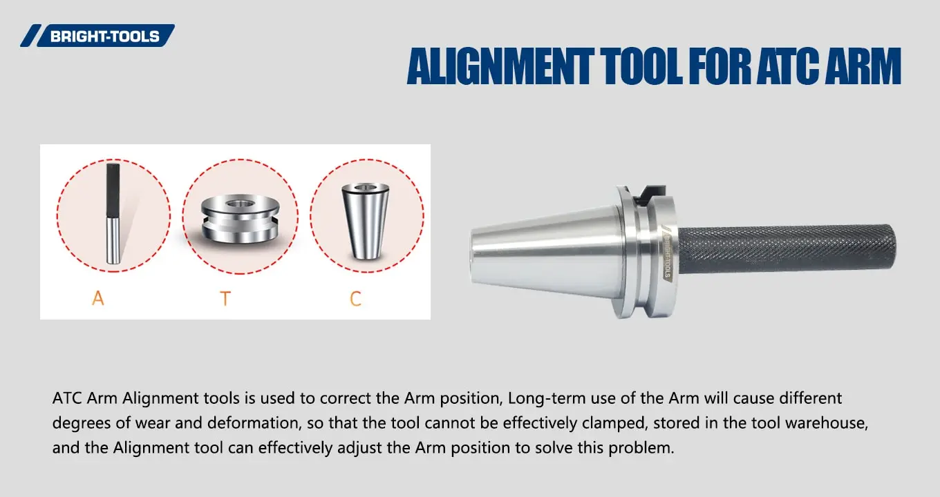 Alignment Tool For Atc Arm Of Bt Tool Holder