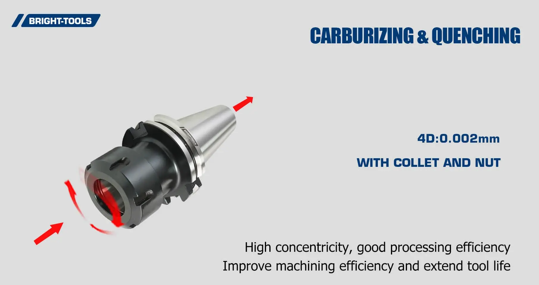 Carburizing & Quenching Of Sk30 Tool Holder