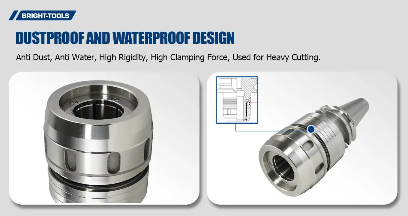 Dustproof And Waterproof Design Of Sk30 Tool Holder