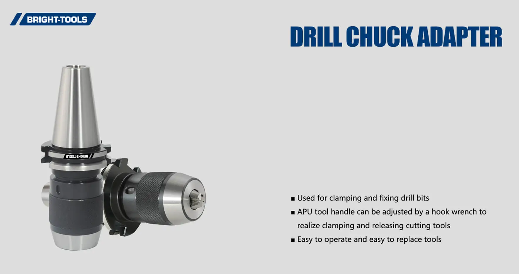 Drill Chuck Adapter Of Iso 40 Din 69871