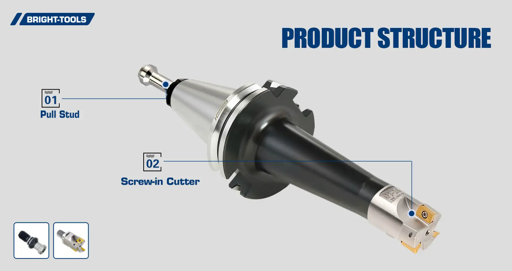 Product Structure Of Sk40 Tool Holder