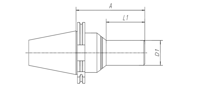 DIN 69871 Precision Screw Collet Chuck