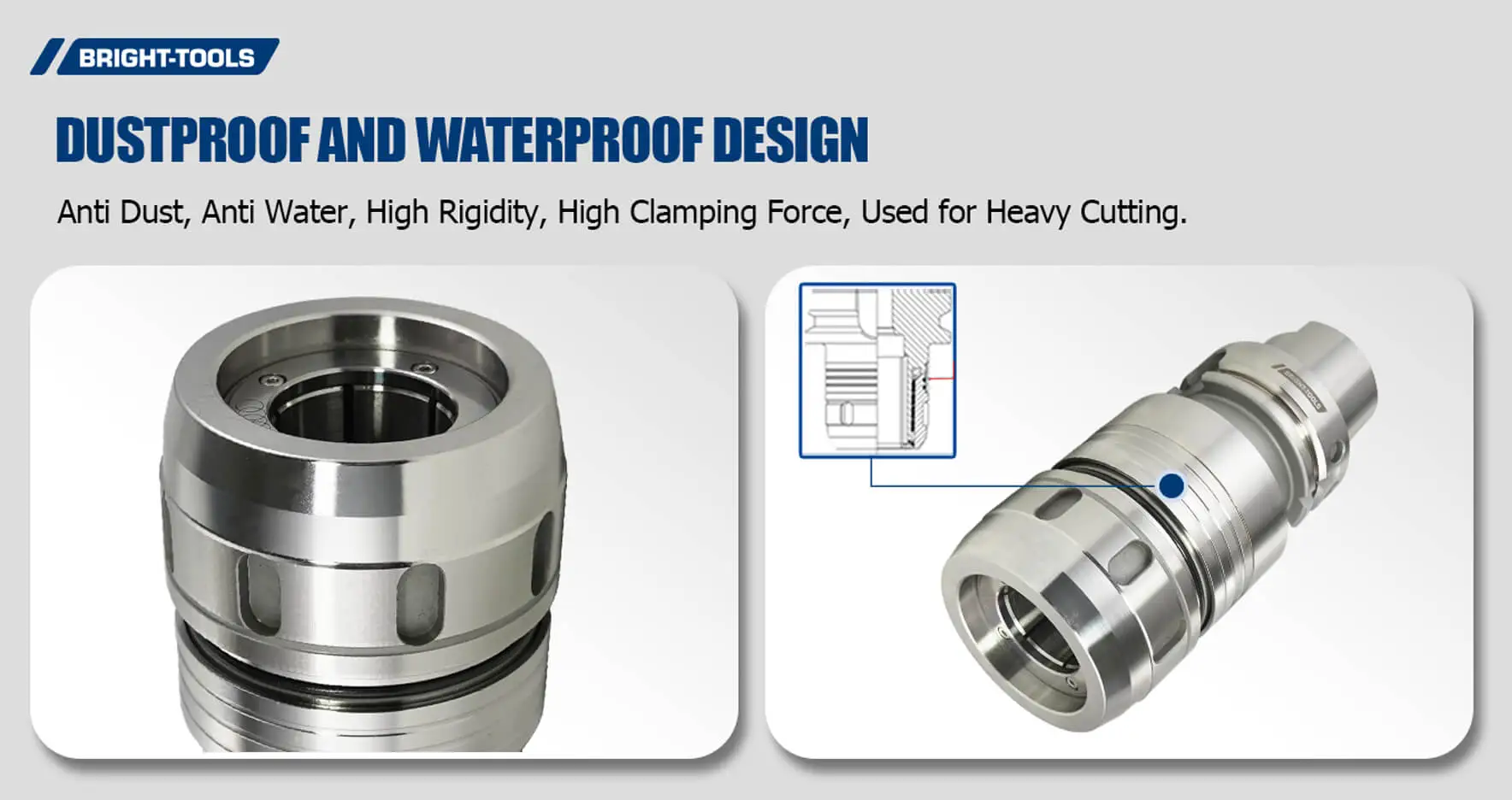 Dustproof And Waterproof Design Of Hsk Tool Holder Manufacturers
