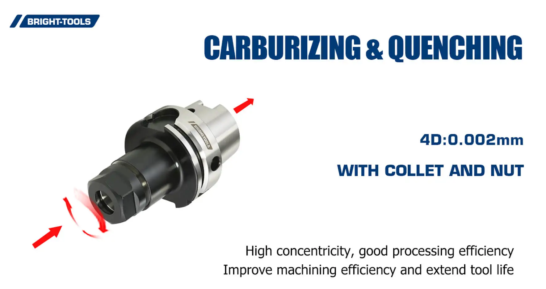 Carburizing & Quenching Of Hsk Hydraulic Tool Holders