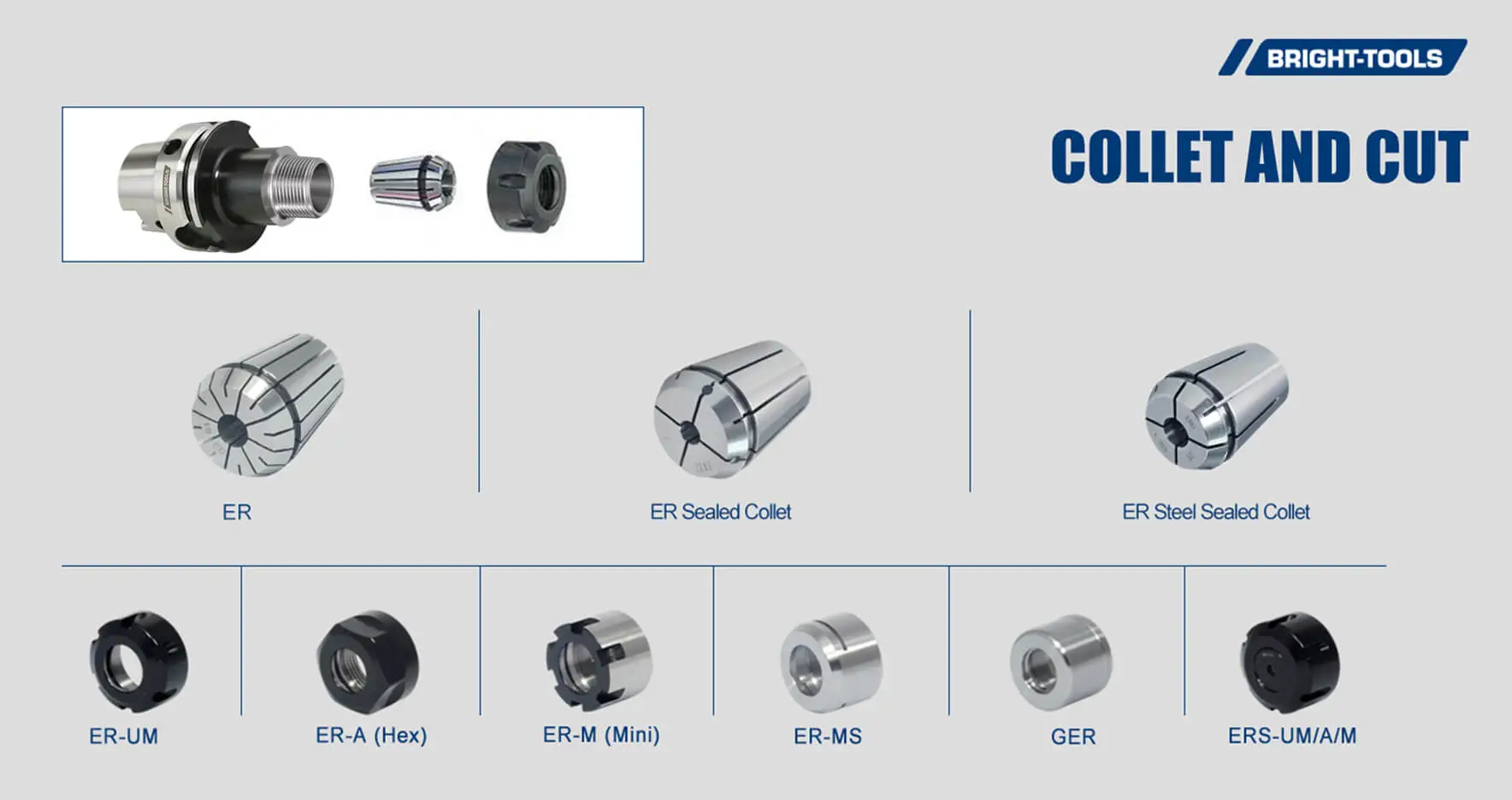 Collet And Cut Of Hsk Tool Holder Design