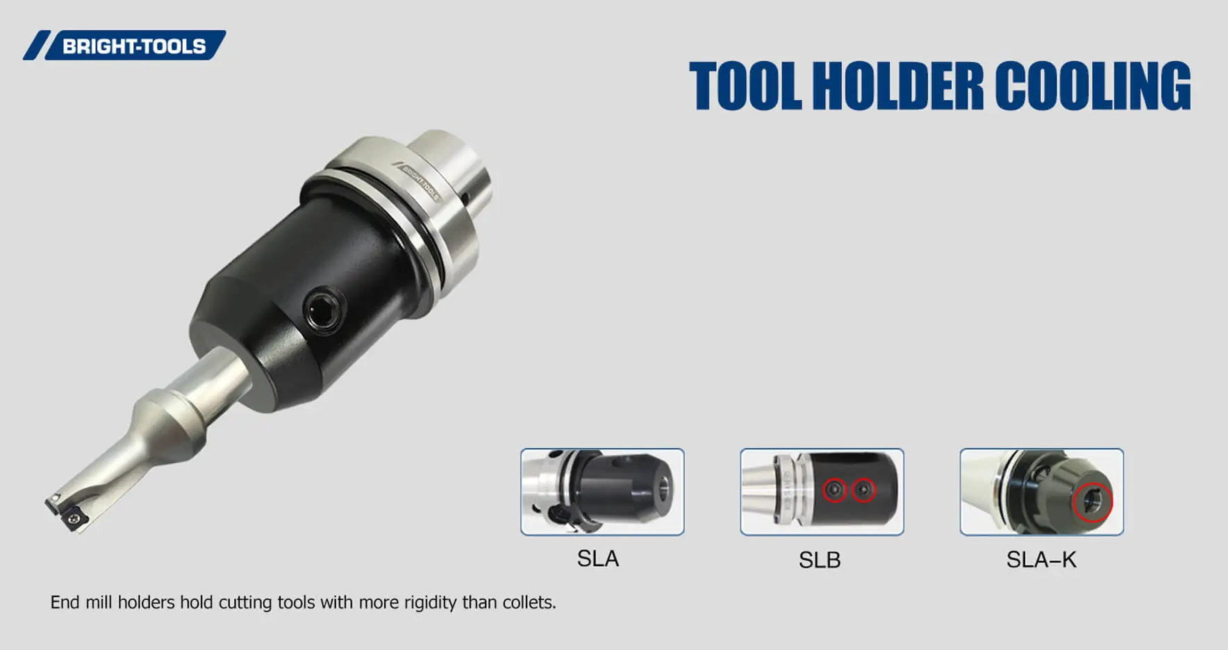 Tool Holder Cooling Of Hsk E40 Tool Holder