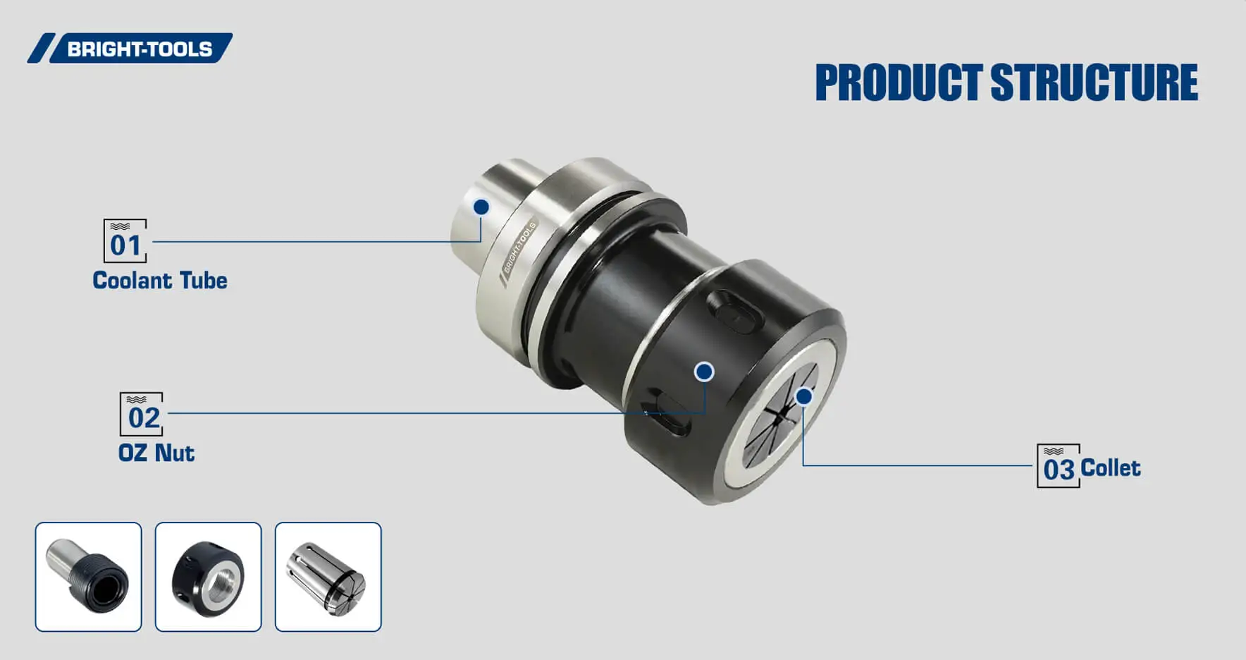 Product Structure Of Holder Tool Cnc