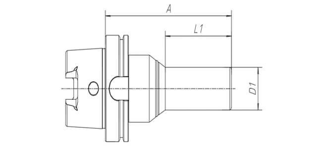 DIN 69893 Precision Screw Collet Chuck