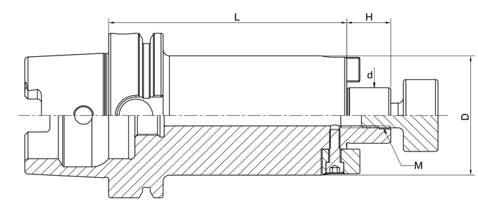 SPECIFICATION OF DIN 69893 FACE MILL HOLDER