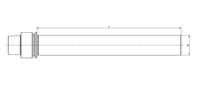 SPECIFICATION OF DIN 69893 (ISO 12164) HSK-F TEST ARBOR