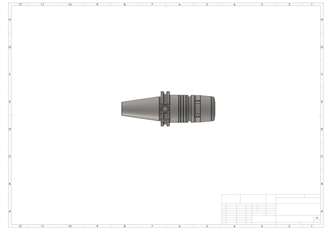 DIN 69871 Power Milling Chuck