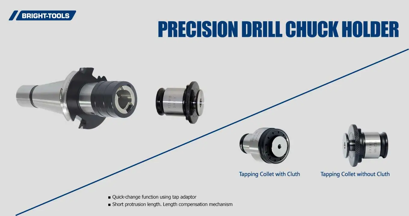 Precision Drill Chuck Holder Of GOST 25827-93 Quick Change Tapping Chuck