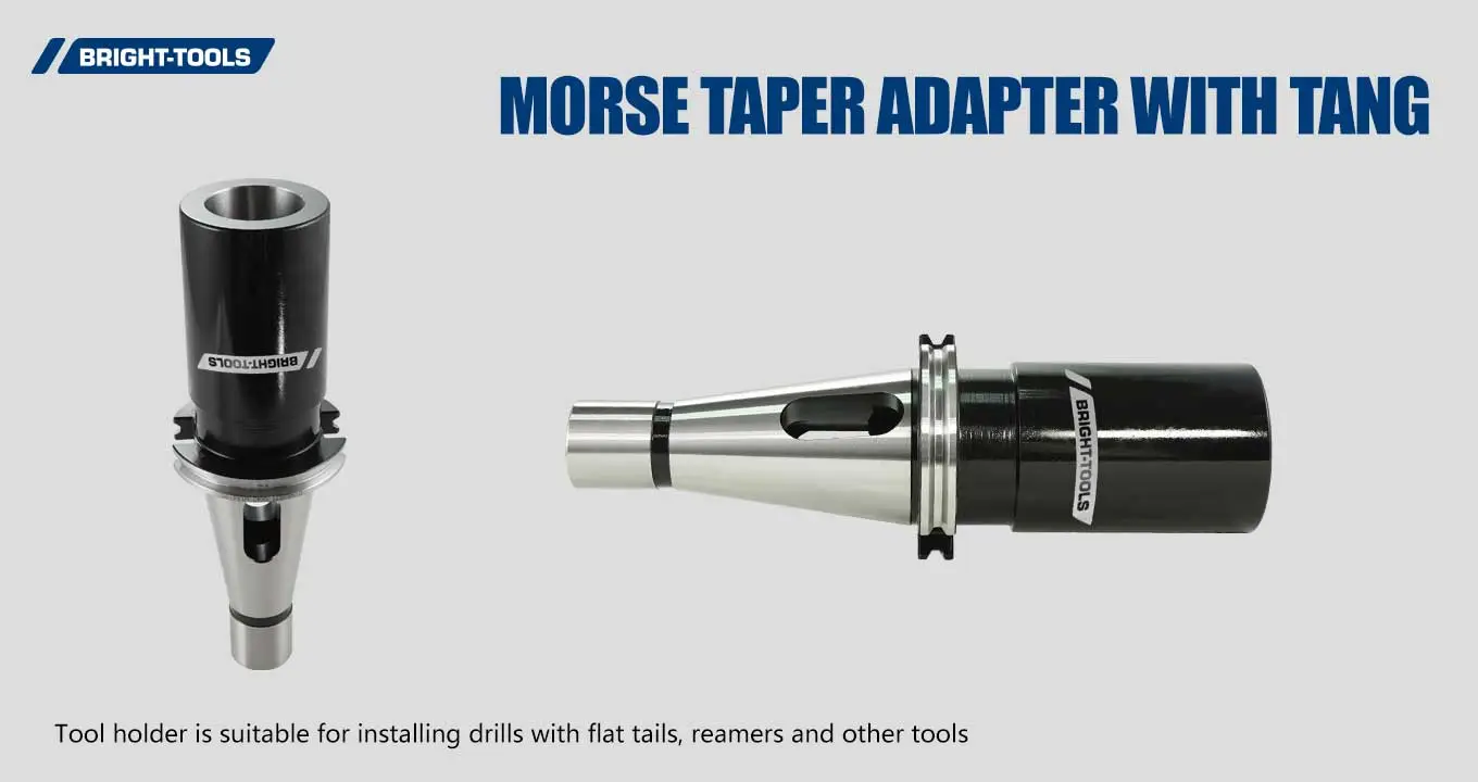 Morse Taper Adapter With Tang Of Cnc Tool Holder Manufacturers
