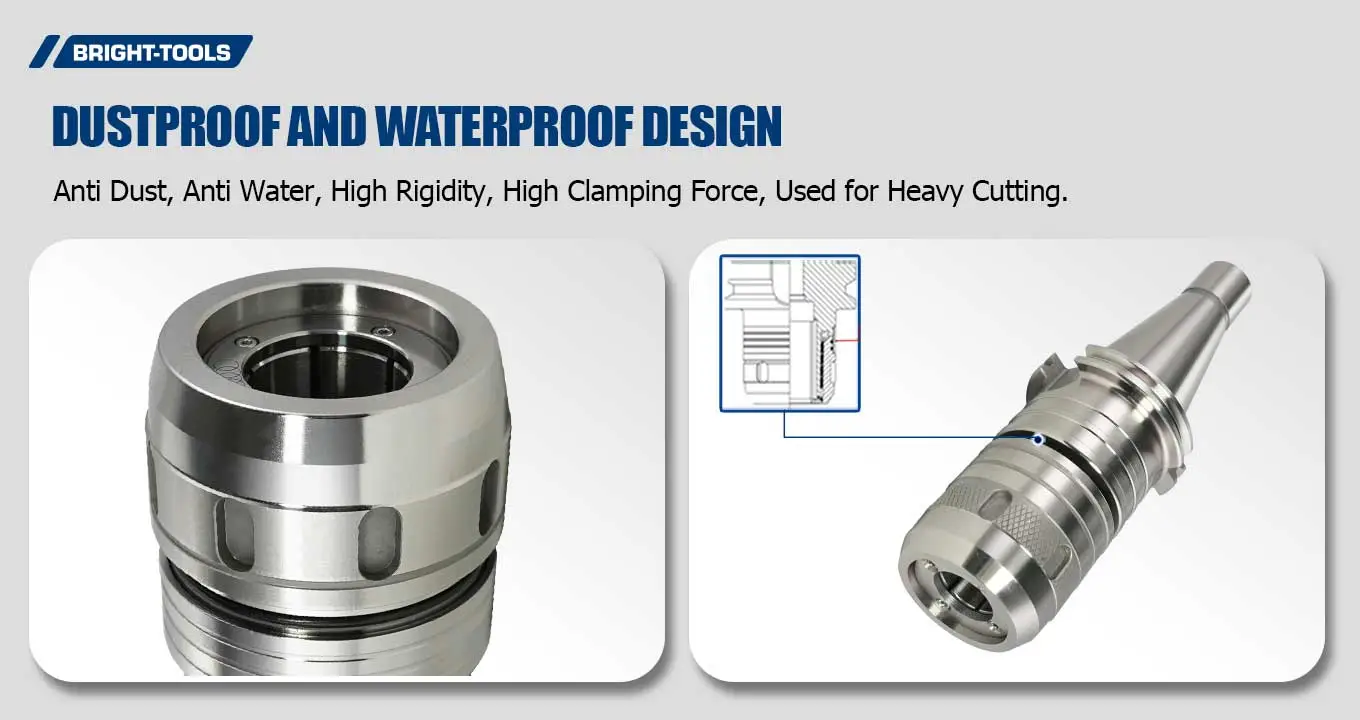 Dustproof And Waterproof Design Of Cnc Tool Holder Types