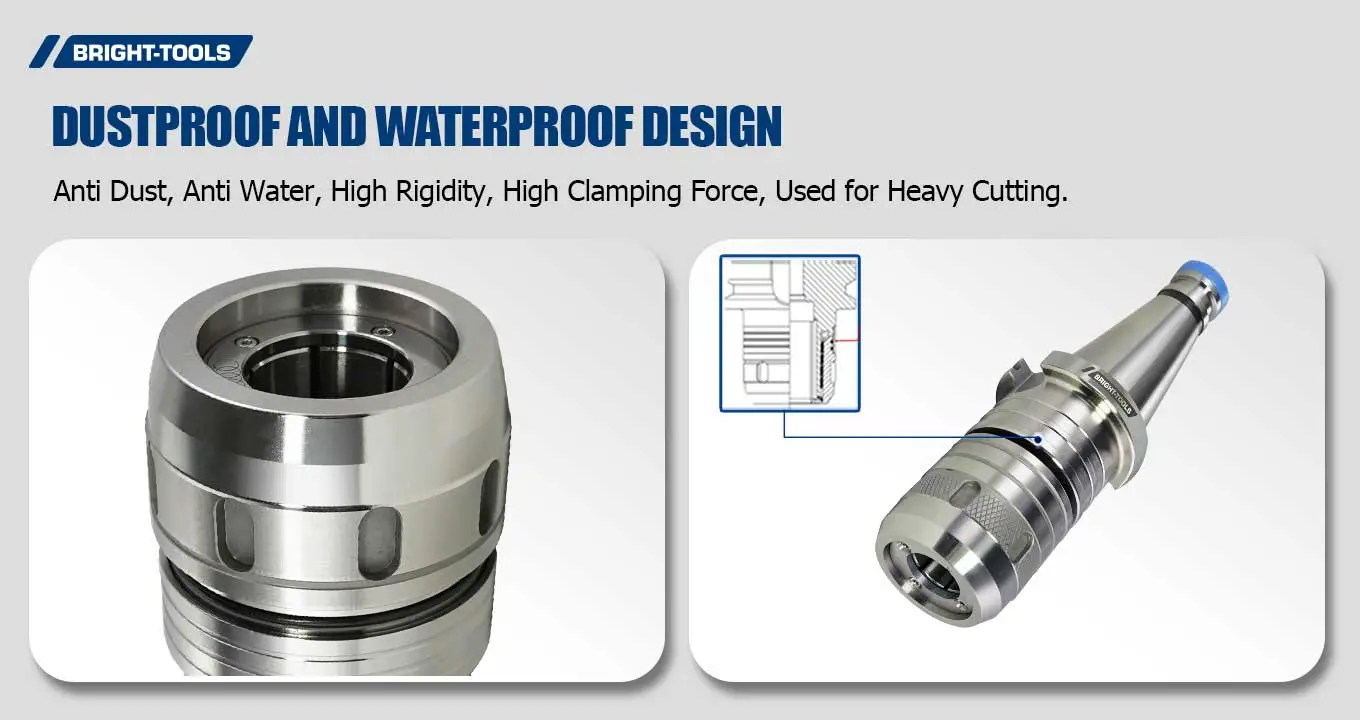 Dustproof And Waterproof Design Of Nt 40 Tool Holder