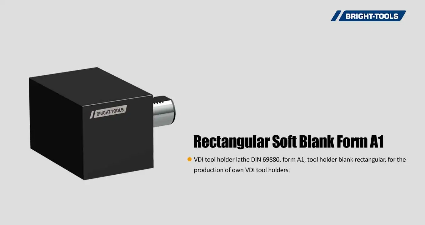 Rectangular Soft Blank Form A1 Of Coolant Driven Live Tooling