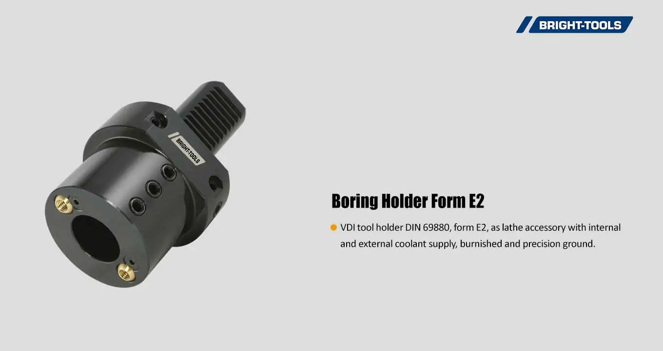 Boring Holder Form E2 Of Mt Live Tooling