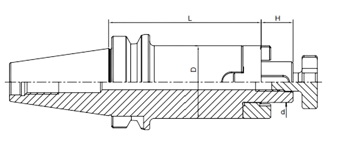 SPECIFICATION OF COMBI SHELL MILL HOLDER