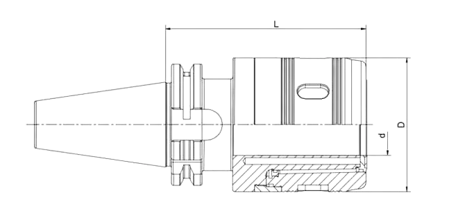 SPECIFICATION OF DIN 69871 POWER MILLING CHUCK