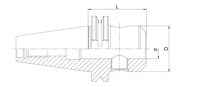 SPECIFICATION OF DIN 69871 END MILL HOLDER WELDON