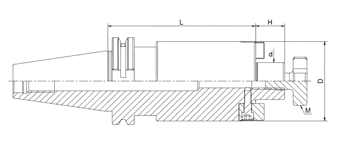 SPECIFICATION OF DIN 69871 FACE MILL HOLDER