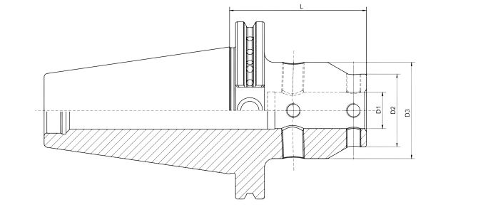 SPECIFICATION OF DIN 69871 UM ADJUSTABLE TOOL HOLDER