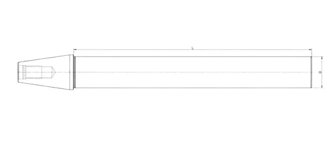 SPECIFICATION OF DIN 69871 TEST ARBOR