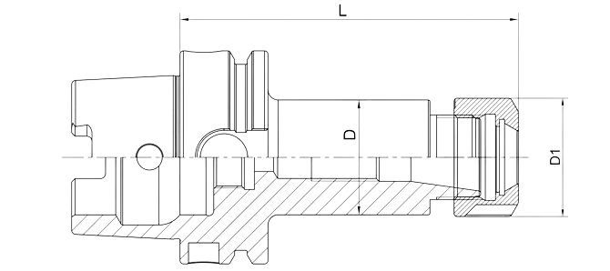 SPECIFICATION OF DIN 69893 ER COLLET CHUCK WITH HEX NUT