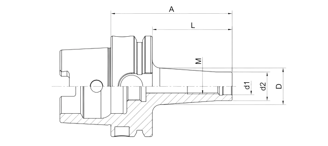 SPECIFICATION OF DIN 69893 SCREW-IN MILLING HOLDER