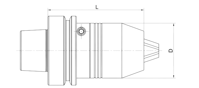 SPECIFICATION OF DIN 69893 (ISO 12164) HSK-F PRECISION DRILL CHUCK HOLDER