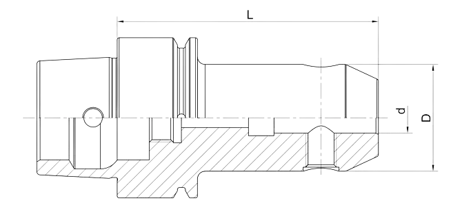 SPECIFICATION OF DIN 69893 (ISO 12164) HSK-E END MILL HOLDER WELDON