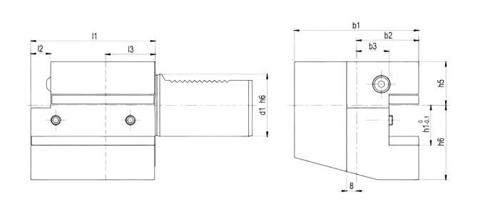 SPECIFICATION OF AXIAL HOLDER FORM C1 RIGHT