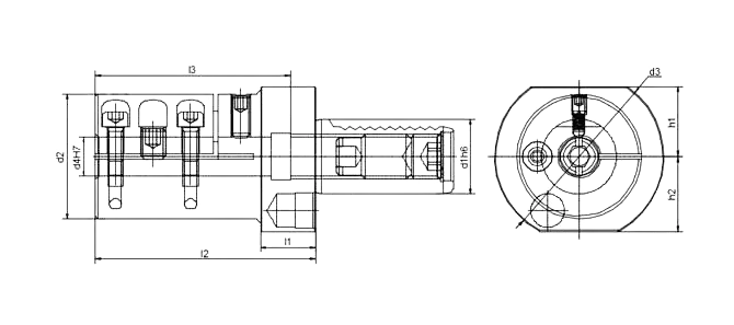 SPECIFICATION OF BORING BAR HOLDER FORM E2S