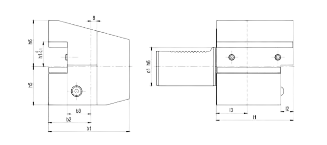 SPECIFICATION OF AXIAL HOLDER FORM C4 INVERTED LEFT