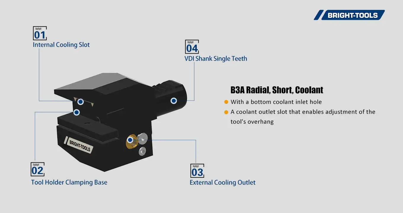 High Concentricity of Vdi Tool