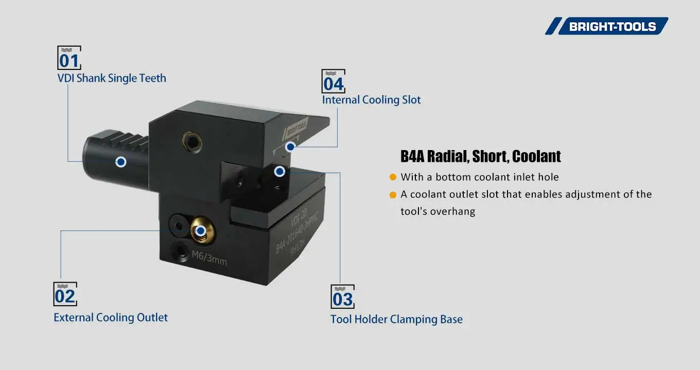 High Concentricity of Vdi Tool