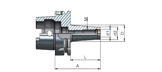 Specification Of Din 69893 Screw-In Milling Holder