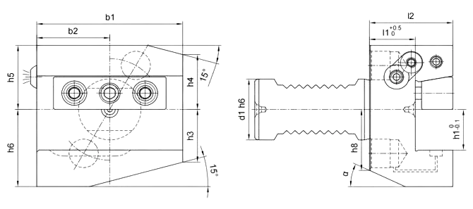 SPECIFICATION OF B2B3AK COOLANT, WEDGE CLAMPING