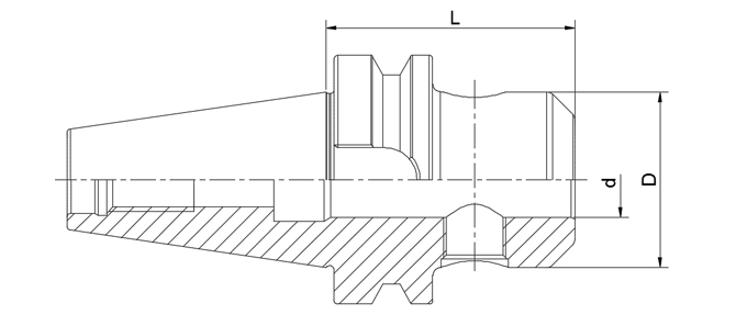 SPECIFICATION OF END MILL HOLDER WELDON