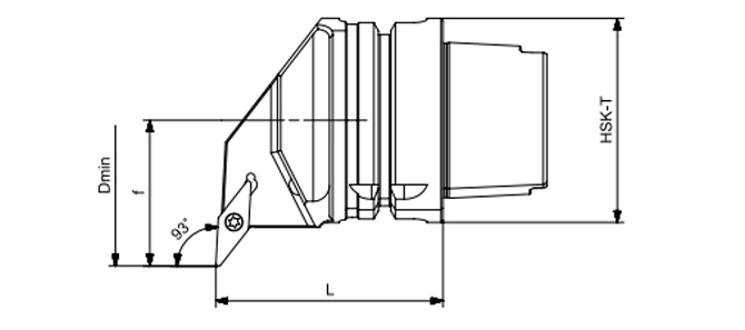 SPECIFICATION OF HSK-T TURNING TOOL SVPBR | SVPBL | SVPCR | SVPCL 117.5°/35°