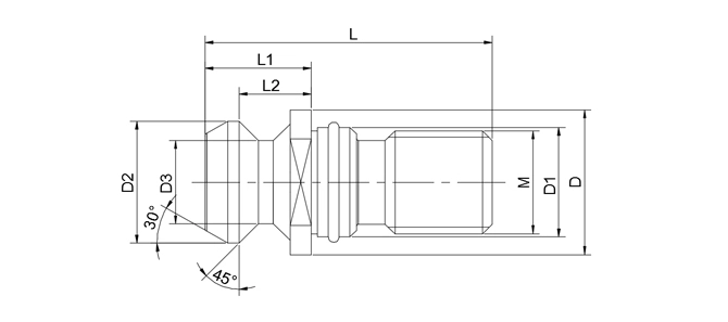 SPECIFICATION OF MAZAK PULL STUD