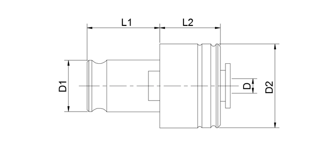 SPECIFICATION OF TAPPING COLLET WITH CLUTH, INCH