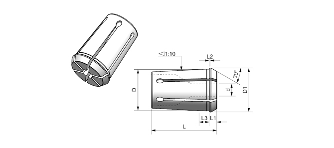 SPECIFICATION OF OZ COLLET