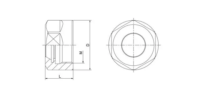 SPECIFICATION OF ER NUT-HEX